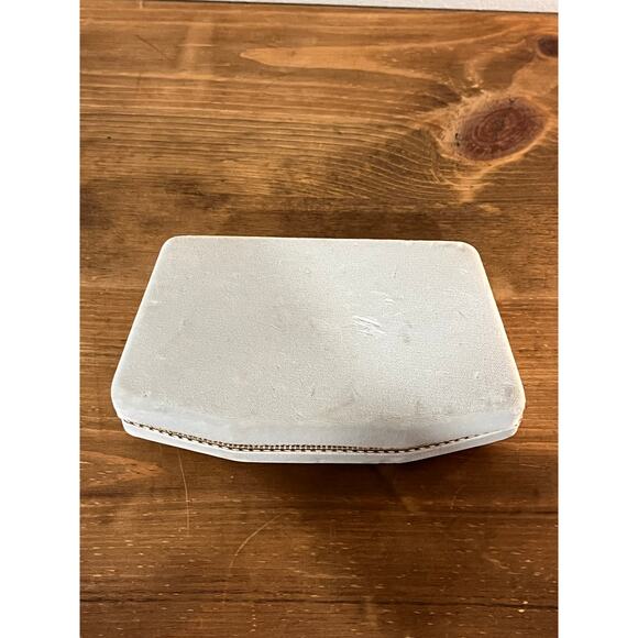 Vintage Japan Jewelry Travel Case Kanaya Brand Velvet Box Satin Interior - Picture 6 of 12